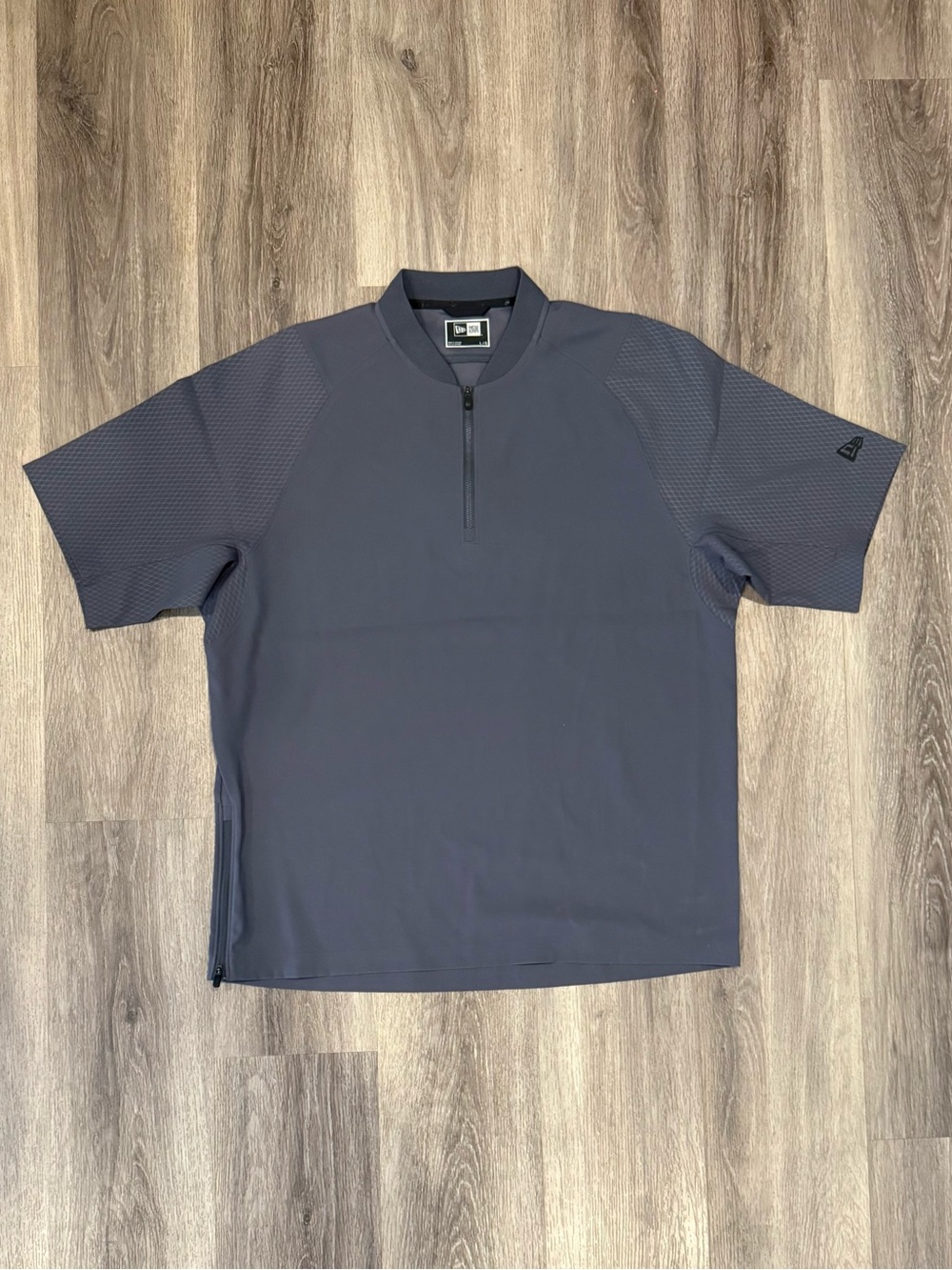 New Era Men’s Short-Sleeve Quarter-Zip Golf Pullover